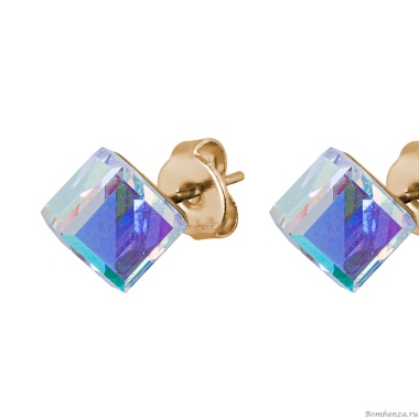 Пусеты Fiore Luna, Crystal AB, SWE0127/2 AB G Пусеты Fiore Luna, Crystal AB, SWE0127/2 AB G